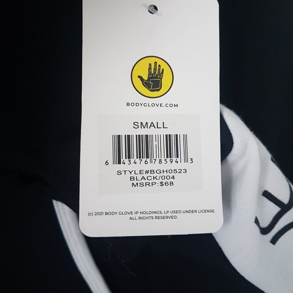 Body Glove Black Athleisure Hoodie Top, S - NWT - Picture 6 of 8